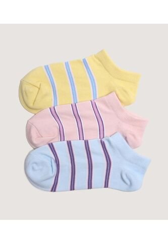 Medias Infantil Niña Invisible Color Azul Marca Ostu #90980152 Ostu