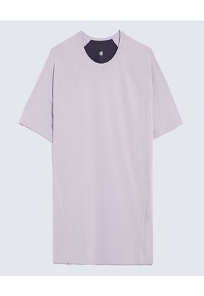 Camiseta Para Hombre Manga Corta Color Beige Marca Ostu #60091506