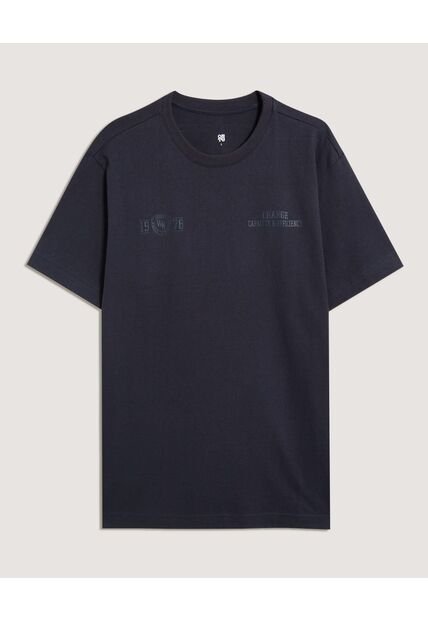 Camiseta Para Hombre Manga Corta Cuello Redondo Color Azul Marca Ostu #60091842