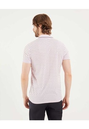 Polo Para Hombre Cuello Tejido Con Bolsillo Color Rosa Marca Ostu #60110746