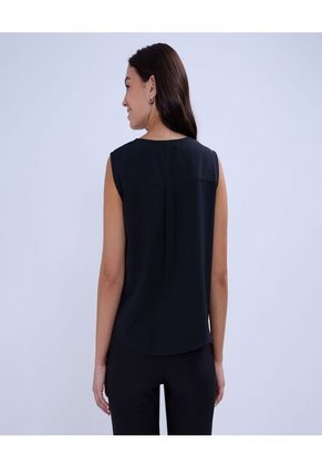 Blusa Para Mujer Manga Sisa Color Negro Marca Ostu #40121080