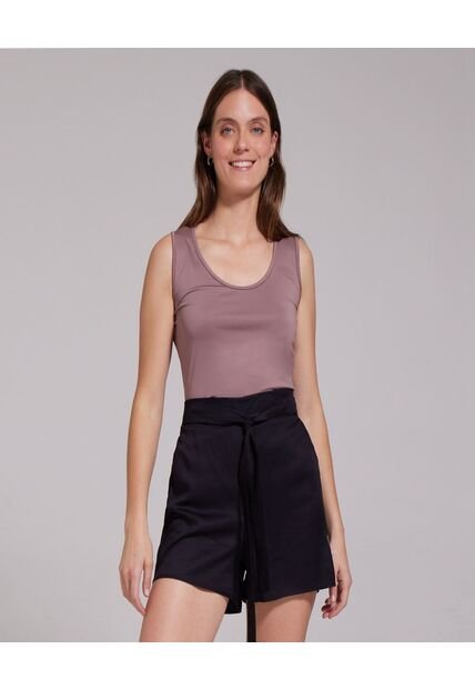 Top Para Mujer Top Color Café  Marca Ostu #40220268