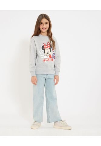 Jean Infantil Niña Culotte Color Azul Marca Ostu #90160090 Ostu