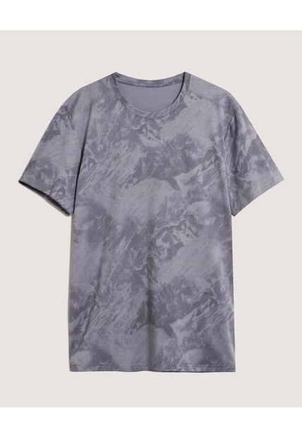 Camiseta Para Hombre Manga Corta Cuello Redondo Color Gris Marca Ostu #60091738