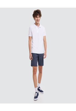 Bermuda Para Hombre  Color Azul Oscuro Marca Ostu #60100200