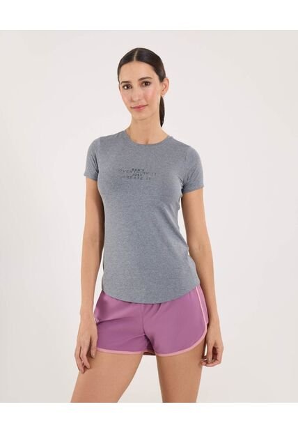 Camiseta Para Mujer Manga Corta Cuello Redondo Color Negro Marca Ostu #40092661