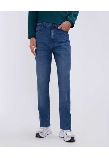 Jean Para Hombre Straight Color Azul  Marca Ostu #60160361