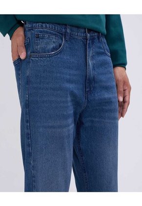 Jean Para Hombre Straight Color Azul  Marca Ostu #60160361