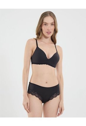 Brasier Para Mujer Monocopa Color Negro Marca Ostu #40830029