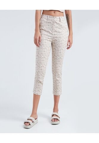 Pantalon Para Mujer Capri Color Beige Marca Ostu #40070442 Ostu