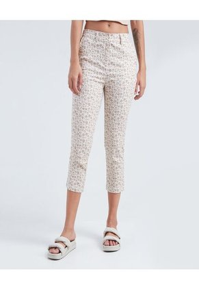 Pantalon Para Mujer Capri Color Beige Marca Ostu #40070442
