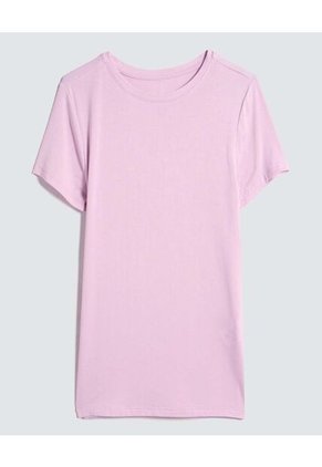 Camiseta Para Mujer Manga Corta Color Morado Marca Ostu #40092098