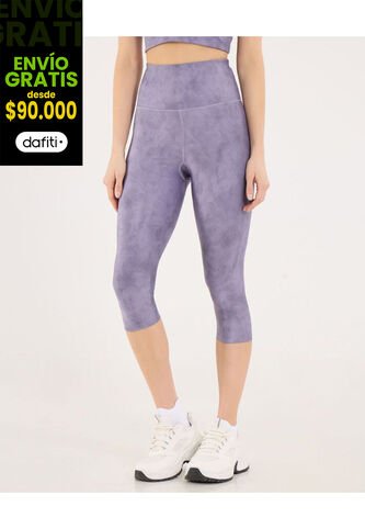 Leggins Para Mujer Medio Color Lila Marca Ostu #40230625 Ostu