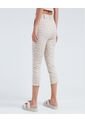 Pantalon Para Mujer Capri Color Beige Marca Ostu #40070442 de Ostu