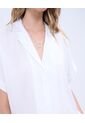 Camisa Para Mujer Manga Corta Color Crudo Marca Ostu #40010273 de Ostu