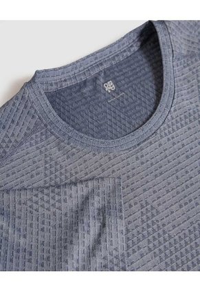 Camiseta Para Hombre Manga Corta Color Azul Oscuro Marca Ostu #60091304