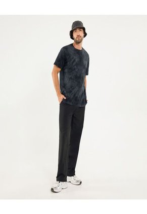 Camiseta Para Hombre Manga Corta Color Negro Marca Ostu #60091522