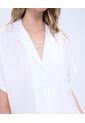Camisa Para Mujer Manga Corta Color Crudo Marca Ostu #40010273 de Ostu