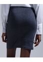 Falda Para Mujer Corto Color Negro Marca Ostu #40140115 de Ostu