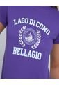 Camiseta Para Mujer Manga Corta Color Morado Marca Ostu #40092018 de Ostu