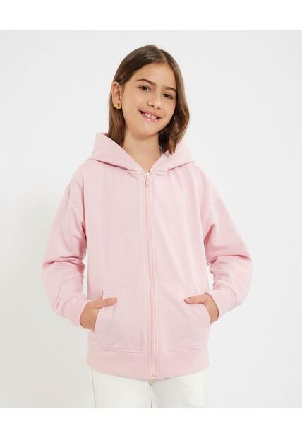 Buzo Infantil Niña Zipper Color Rosado Marca Ostu #90060152