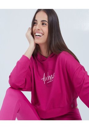Buzo Para Mujer Hoodie Color Orquidea Marca Ostu #40060295