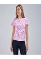 Camiseta Para Mujer Manga Corta Color Rosa Marca Ostu #40092122 de Ostu