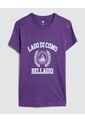 Camiseta Para Mujer Manga Corta Color Morado Marca Ostu #40092018 de Ostu