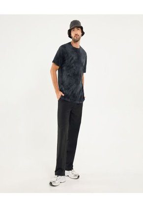 Camiseta Para Hombre Manga Corta Color Negro Marca Ostu #60091522