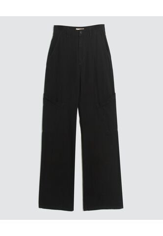 Jean Para Mujer Wide-Leg Color Negro Marca Ostu #40160459 Ostu
