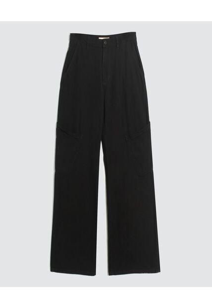 Jean Para Mujer Wide-Leg Color Negro Marca Ostu #40160459