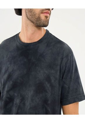 Camiseta Para Hombre Manga Corta Color Negro Marca Ostu #60091522