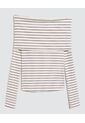 Camiseta Para Mujer Manga Larga Color Crudo Marca Ostu #40092213 de Ostu