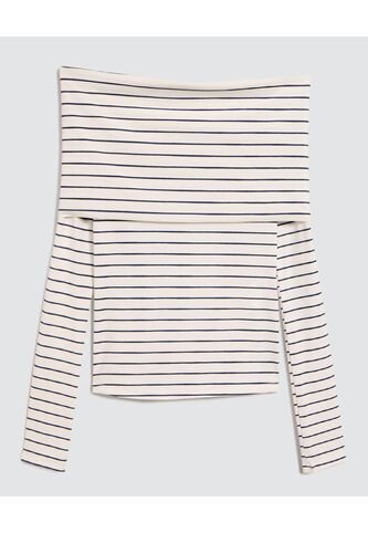 Camiseta Para Mujer Manga Larga Color Crudo Marca Ostu #40092213 Ostu
