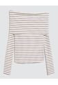 Camiseta Para Mujer Manga Larga Color Crudo Marca Ostu #40092213 de Ostu