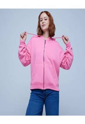 Buzo Para Mujer Zipper Color Fucsia Marca Ostu #40060314