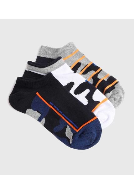 Medias Infantil Niño Invisible Color Negro Marca Ostu #80980133