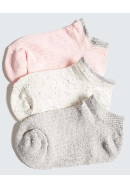 Medias Infantil Niña Invisible Color Negro Marca Ostu #90980123