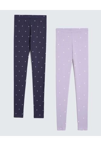 Leggins Para Niña Largo Color Pack X Marca Ostu #90230117 Ostu