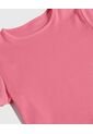 Crop Top Para Mujer Manga Corta Color Rosado  Marca Ostu #40091829 de Ostu