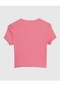 Crop Top Para Mujer Manga Corta Color Rosado  Marca Ostu #40091829 de Ostu