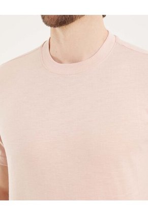 Camiseta Para Hombre Manga Corta Color Rosa Marca Ostu #60091567