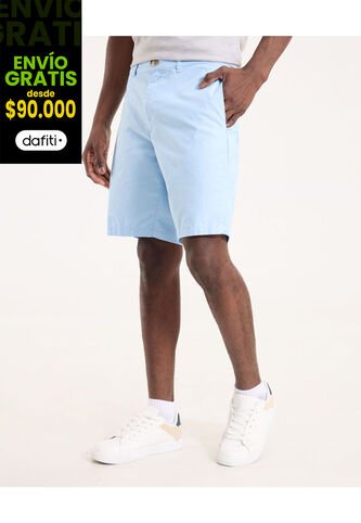 Bermuda Para Hombre  Color Azul Marca Ostu #60100430 Ostu