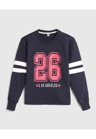 Buzo Infantil Niño Cuello Redondo Color Azul Marca Ostu #80060181 Ostu