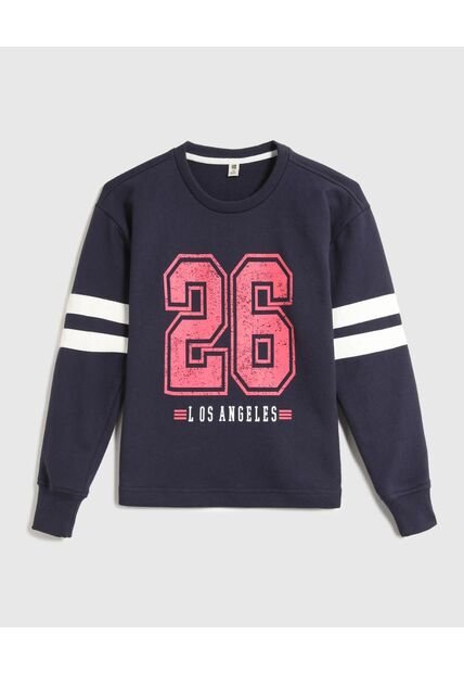 Buzo Infantil Niño Cuello Redondo Color Azul Marca Ostu #80060181