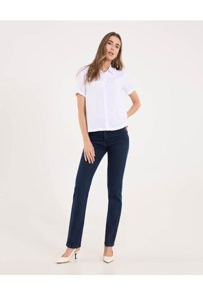 Jean Para Mujer Regular Color Azul  Marca Ostu #40160447