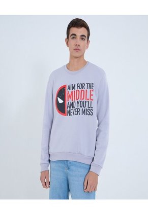 Buzo Estampado Deadpool  Para Hombre #60060543 Ostu