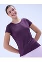 Camiseta Para Mujer Manga Corta Color Morado Marca Ostu #40092271 de Ostu