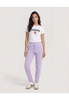 Pantalón  Para Mujer Jogger Color Lila Marca Ostu #40070847