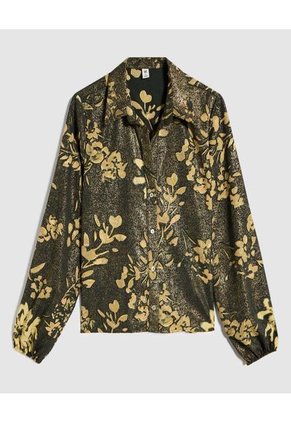 Camisa Para Mujer Manga Larga Color Verde Marca Ostu #40010277